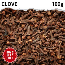 【2個購入で1個おまけ！】クローブホール 100g clove whole スパイス 中華料理 四川 ディンシャン 丁子 丁香 スパイス クローブ ドライハーブ 煮込み料理 万能 調味料 香辛料 業務用 蚊除け 虫除け ゴキブリ 対策 spice 防虫