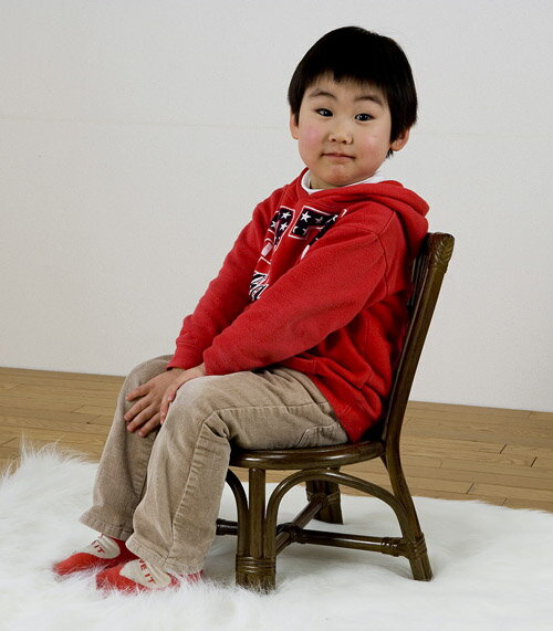 キッズチェアー本格RATTAN仕様:子供::画像1