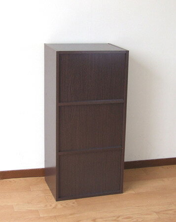 鍵付シンプルフラップシェルフ::3段::画像2