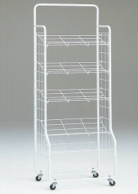 マガジンラック カタログスタンド パンフレットラック ディスプレイ 棚 ノート 雑誌 衣料品 靴 傾斜陳列商品スタンド 60cm幅 日本製