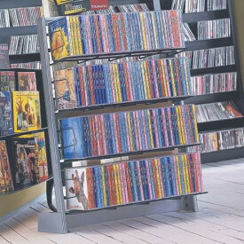 CD屋さんのCDディスクラック4段スリム 学校 CDラック メディア収納