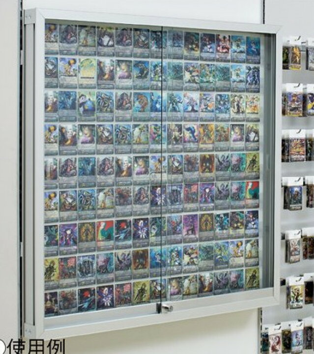 楽天市場】トレーディングカード コレクションケース 鍵付き ガラス  