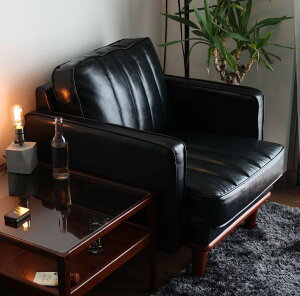 一人掛けソファ シングルソファ 1psofa 脚取り外し可能 ミッドセンチュリー