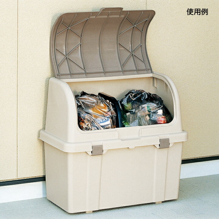 楽天市場】業務用フタ付き大型分別ダストボックス ゴミ箱 ごみ箱 45L 