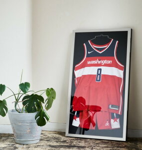 大型 バスケットボール ユニフォーム Tシャツ 展示 コレクションケース 額縁 ディスプレイ ショーケース アクリル