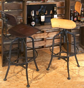 カウンターチェア ハイチェア バーチェア 椅子 いす イス 座面高 SH 64-76cm 高さ調節可能 回転式 昇降機能付き