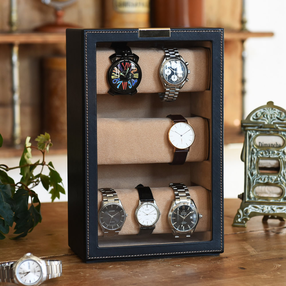 腕時計ケース ウォッチコレクションケース 時計収納 | ヒマラヤネット〜家具＆インテリア