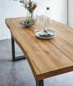 ラスティック テーブル 1枚板風 天然木 無垢材 集成材 シャビーシック 一枚板風 机 ダイニングテーブル おしゃれ