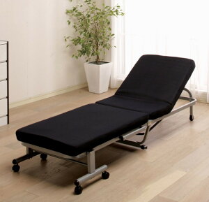 折りたたみベッド リクライニングベッド 折り畳み 折畳み 超スリム新商品 キャスター付き コンパクト