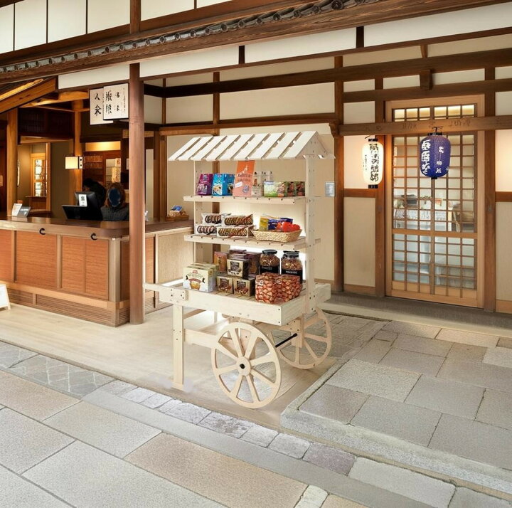 楽天市場】屋台販売台 マルシェ 受付 ディスプレイ 日本製 民芸和家具 
