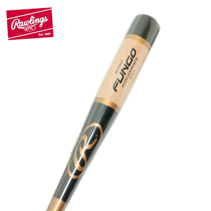 楽天市場】ローリングス Rawlings 野球 ノックバット FUNGOノック 