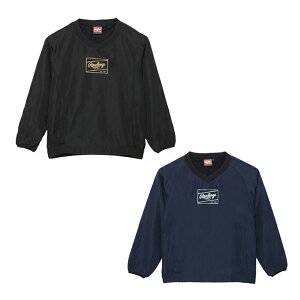 ローリングス Rawlings 野球 ウインドブレーカージャケット ジュニア 裏トリッコト起毛プルオーバー AOS14F100J bb