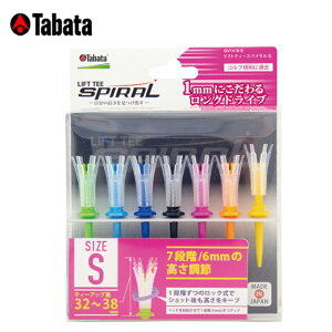 �^�o�^ Tabata �S���t �e�B�[ LIFT TEE SPIRAL ���t�g�e�B�[�X�p�C���� S�T�C�Y GV1419 S
