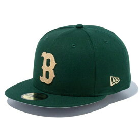 ニューエラ NEW ERA 帽子 キャップ メンズ レディース 59FIFTY MLB Leather Logo ボストン・レッドソックス 13751170