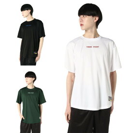 スリーポイント ThreePoint バスケットボールウェア 半袖シャツ メンズ 半袖背面シューターロゴTシャツ TP570413B03