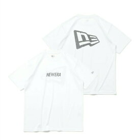【沖縄県内（離島含）3，300円以上送料無料】ニューエラ NEW ERA Tシャツ 半袖 メンズ レディース テック Tシャツ Bit Logo ホワイト 14121959