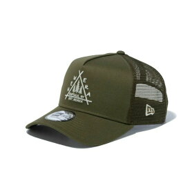 ニューエラ NEW ERA 帽子 キャップ メンズ レディース 9FORTY A-Frame トラッカー Triangle Woods Logo 14110096