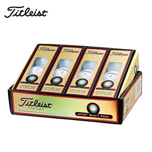 �y���������z �^�C�g���X�g �S���t�{�[�� 1�_�[�X 12�� HVC�\�t�g�t�B�[�� HVC SOFT FEEL Titleist ���F�� 12���@�z���C�g