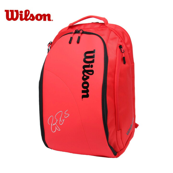 楽天市場】ウィルソン(Wilson) (ラケット2本収納可能) フェデラーDNA 