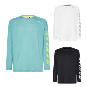 I[N[ OAKLEY ejXEFA TVc  Y SLANT LOGO PRINT L/S TEE 12.0 FOA408265 yKiz rkt