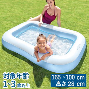 �v�[�� INTEX �C���e�b�N�X �r�j�[���v�[�� ���^ 166×100×28cm 1�΂���3�� �x�r�[�v�[�� �x�r�[�p �L�b�Y�p �q���p ��ʃN�b�V�����L ���N�^���O���[�x�r�[�v�[�� 57403 �����`