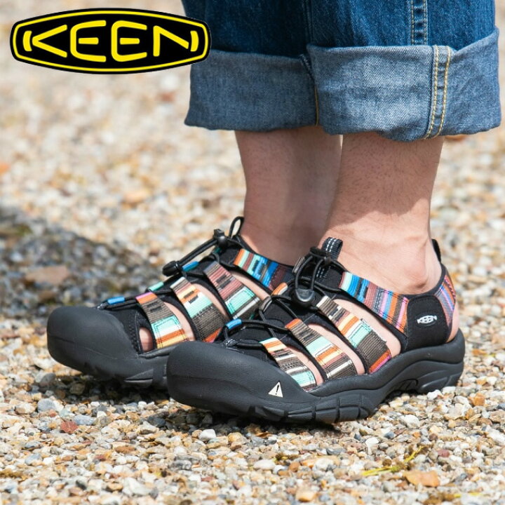 楽天市場】キーン KEEN サンダル ニューポート H2ブラック メンズ 