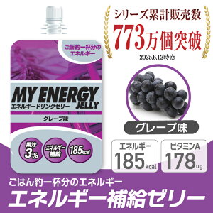 サプリ エネルギーゼリー スポーツゼリー グレープ味 EGJ-GP エネルギー補給 ゼリー飲料 低価格 ランニングドリンク ビジョンクエスト VISION QUEST