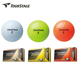 【エントリーでポイント最大15倍！】ツアーステージ ゴルフボール 1ダース 12個入 エクストラディスタンス EXTRA DISTANCE TOURSTAGE 公認球