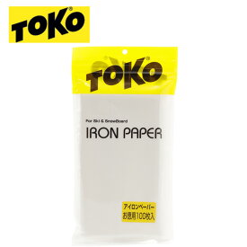 【条件達成で最大10万ポイント獲得のチャンス！4/20〜4/30】トコ スキー スノーボード ワクシングペーパー アイロンペーパー 100枚入り 600 2210 アイロンペーパー ワキシグペーパー TOKO
