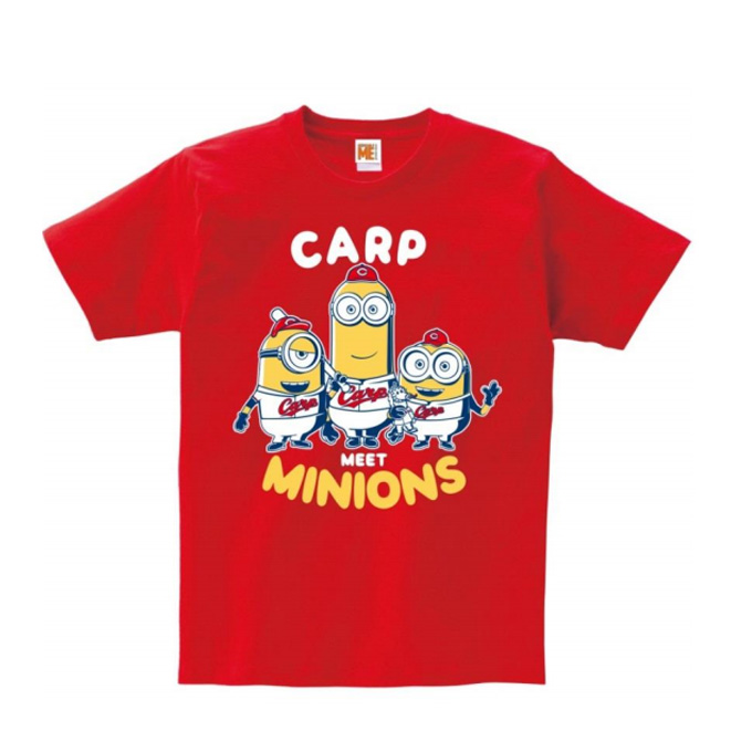 野球 ミニオンズ カープTシャツ minions-TR 広島カープ | ヒマラヤ楽天市場店