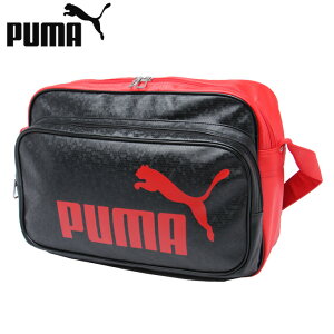 プーマ エナメルバッグ Mサイズ メンズ レディース トレーニング PUショルダー 075370-02 PUMA