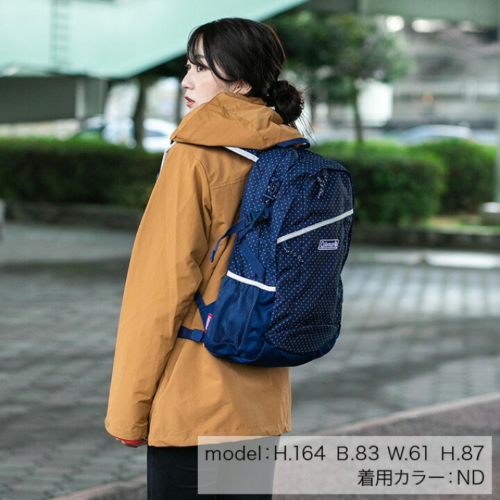 楽天市場 3 15 火 0 00 3 16 水 23 59 スポーツデーエントリーでp5倍 コールマン リュックサック 25l メンズ レディース ウォーカー25 ネイビードット 日帰り登山 ヒマラヤ楽天市場店