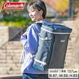 【エントリーでポイント最大15倍！】コールマン リュックサック 35L メンズ レディース シールド35 インディゴネイビー 2000032943 Coleman バックパック バッグ 大容量 スクエアバッグ スクエア型