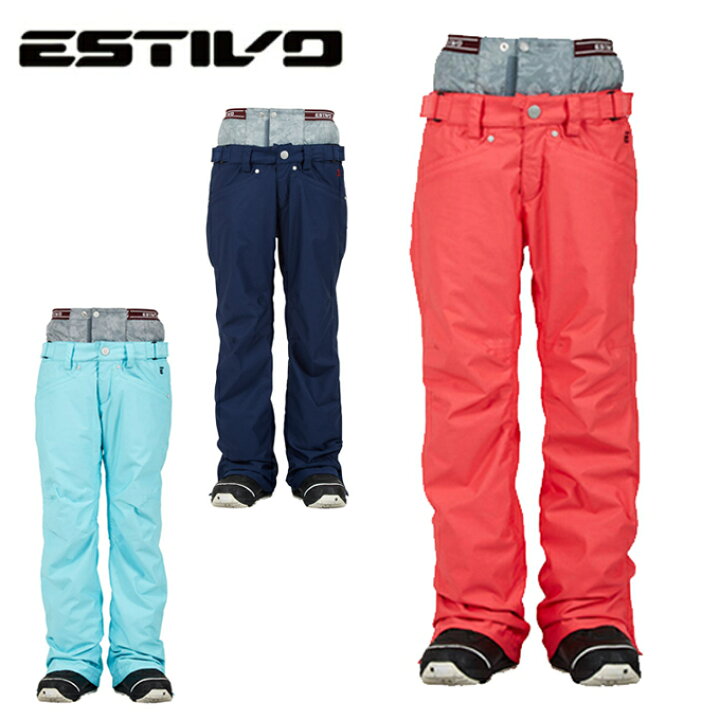 楽天市場】エスティボ ESTIVO スノーボードウェア パンツ レディース  