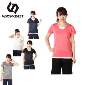 Tシャツ 半袖 レディース レイヤード機能T VQ451201I02 ビジョンクエスト VISION QUEST