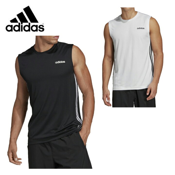 楽天市場 アディダス スポーツウェア ノースリーブ メンズ スリーブレス3ストライプスtシャツ Fsf39 Adidas ヒマラヤ楽天市場店