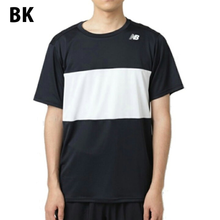 楽天市場 ニューバランス テニスウェア Tシャツ 半袖 メンズ レディース ショートスリーブカラーブロックゲームtシャツ Jmtt9135 New Balance ヒマラヤ楽天市場店