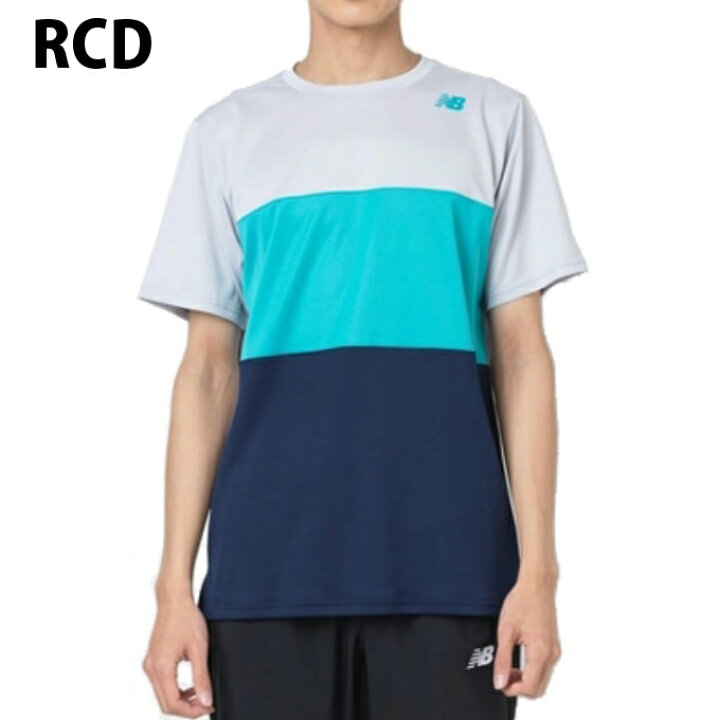 楽天市場 ニューバランス テニスウェア Tシャツ 半袖 メンズ レディース ショートスリーブカラーブロックゲームtシャツ Jmtt9135 New Balance ヒマラヤ楽天市場店
