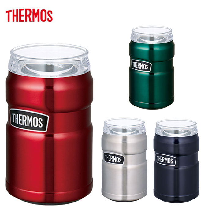 購入後レビュー記入でクーポンプレゼント中 サーモス 年間定番 保冷缶ホルダー350ml ROD-002 THERMOS 市場 サーモスアウトドア真空断熱缶ホルダー