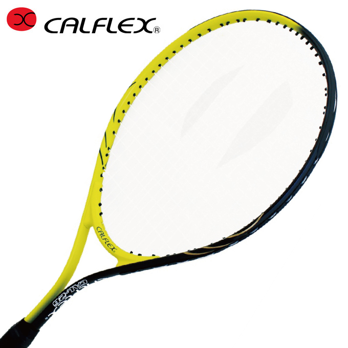 購入後レビュー記入でクーポンプレゼント中 カルフレックス 国内即発送 硬式テニスラケット 張り上げ済み ジュニア JRラケット メンズ レディース CAL-26 26インチ 公式 CALFLEX