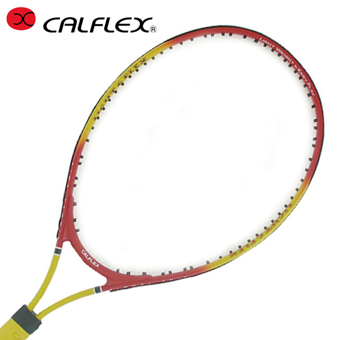 【購入後レビュー記入でクーポンプレゼント中】 カルフレックス 硬式テニスラケット 張り上げ済み ジュニア JRラケット 21インチ CAL-21-3 メンズ レディース CALFLEX
