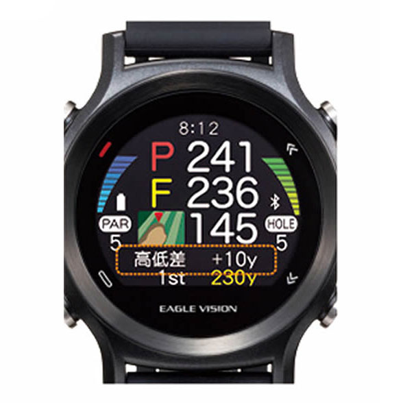 イーグルビジョン ゴルフ 距離測定器 GPSナビ ウォッチエース WATCH ACE EV-933 腕時計型 GPS 距離計測器 EAGLE VISION