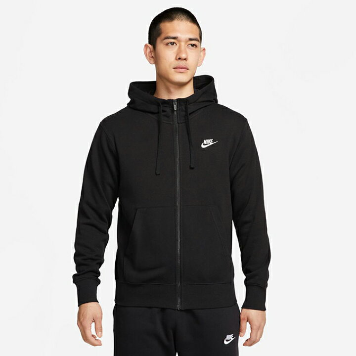 楽天市場 ナイキ パーカー メンズ フレンチテリー フルジップフーディ スウェット Bv2649 010 ブラック Nike スウェットパーカー ワンポイント ヒマラヤ楽天市場店