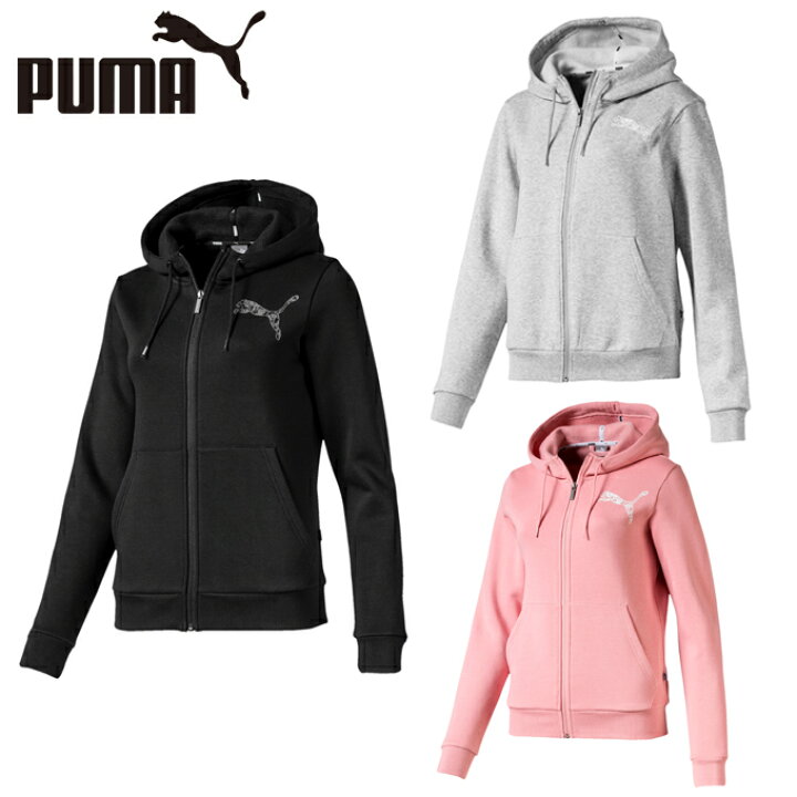 楽天市場 プーマ スウェットパーカー レディース Wp Ka フーデッドジップjk Puma ヒマラヤ楽天市場店