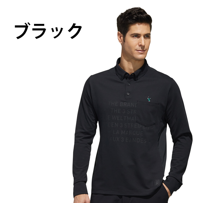 2020最新型 高品質 アディダス ゴルフ ポロシャツ 長袖 - 通販