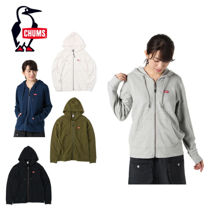 楽天市場 チャムス Chums スウェットパーカー レディース Keystone Full Zip Parka キーストーンフルジップパーカー スウェット Ch10 1230 ヒマラヤ楽天市場店