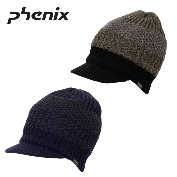 購入後レビュー記入でクーポンプレゼント中 フェニックス Phenix ニット帽 メンズ Knit Cap 男女兼用 PH958HW21 お得なキャンペーンを実施中 ニットブリムキャップ Brim