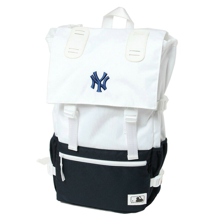 楽天市場 メジャーリーグベースボール リュックサック メンズ レディース コーデュラフラップ ホワイト Yk Mbbk Whnv Major League Baseball バックパック ヒマラヤ楽天市場店