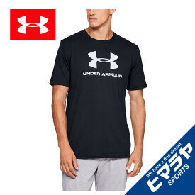 アンダーアーマー Tシャツ 半袖 メンズ Sportstyle Logo SS ビッグロゴ機能T 1358574-001 UNDER ARMOUR