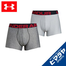 アンダーアーマー ボクサーパンツ メンズ UAテック 3インチ 2枚セット トレーニング 1358555-011 UNDER ARMOUR